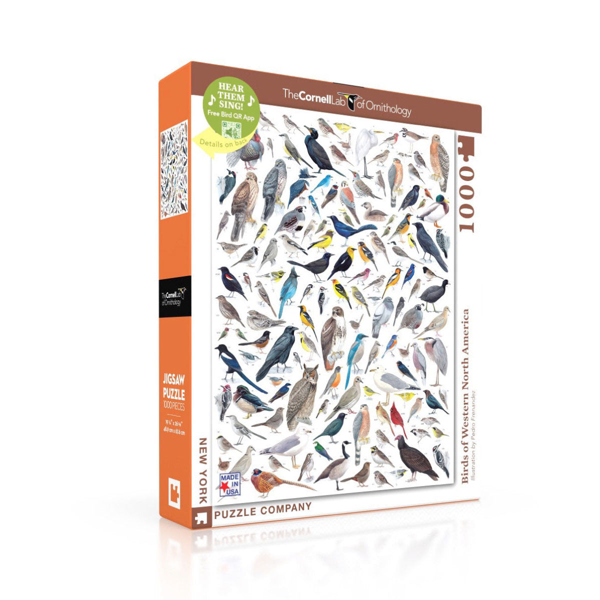 Birds of Western North America 1000 pc Jigsaw from New York Puzzle Co & Cornell Lab of Ornithology