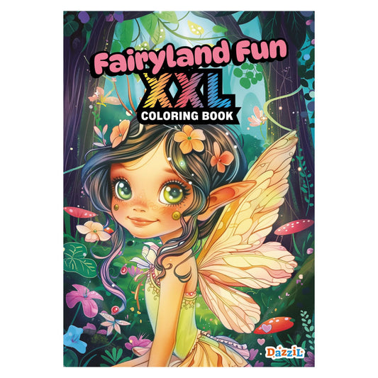 XXL Fairyland Fun Coloring Book
