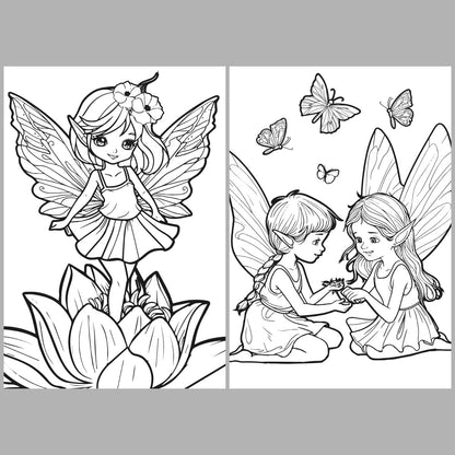 XXL Fairyland Fun Coloring Book