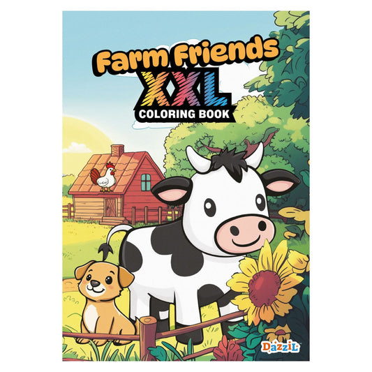 XXL Farm Friends Coloring Book