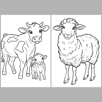 XXL Farm Friends Coloring Book