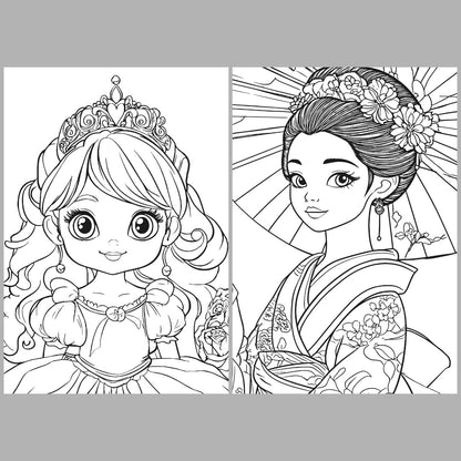 XXL Royal Coloring Book