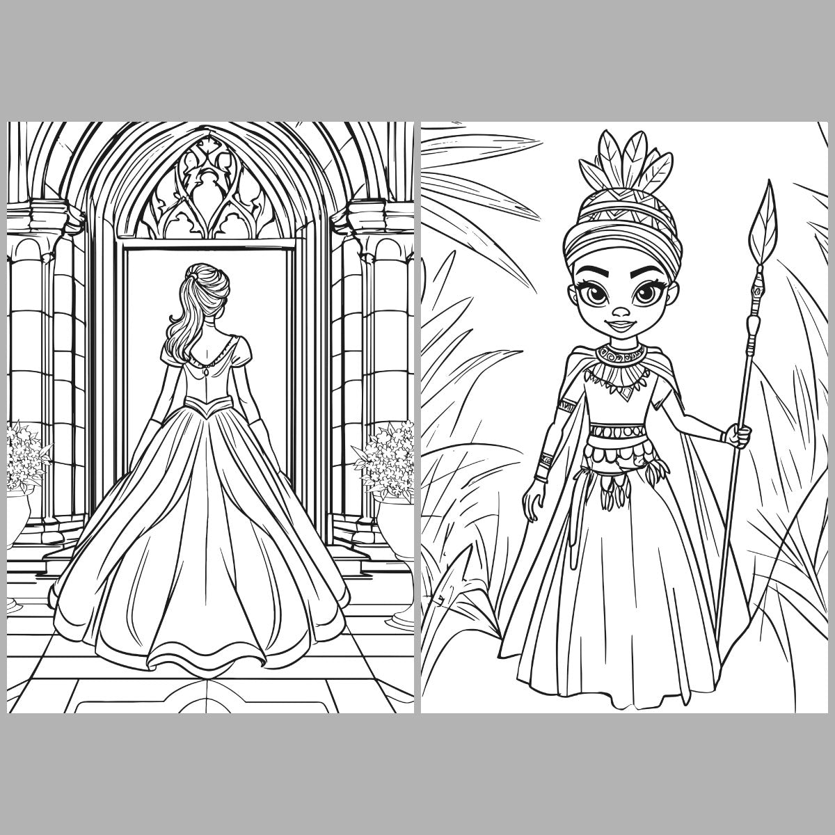 XXL Royal Coloring Book