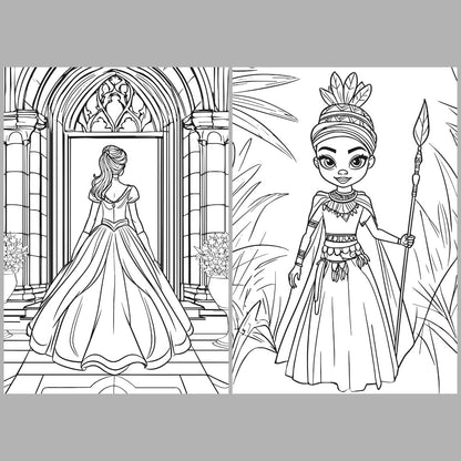XXL Royal Coloring Book