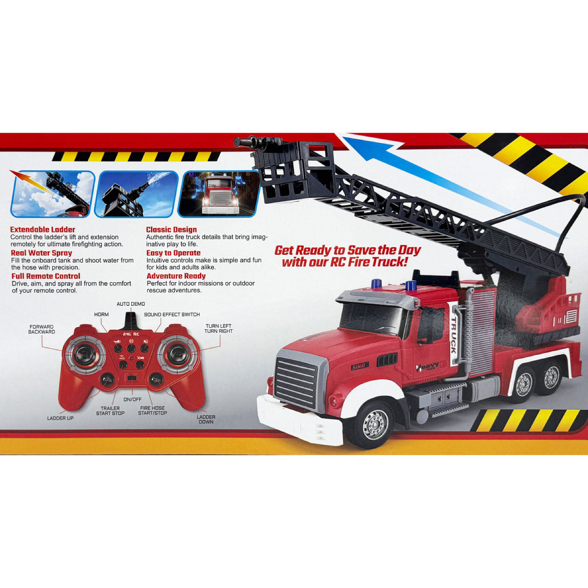 HydroBlaze RC Fire Truck – Happy Up Inc Toys & Games