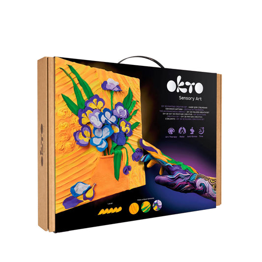 OKTO Sensory Art 3D Painting - Irises