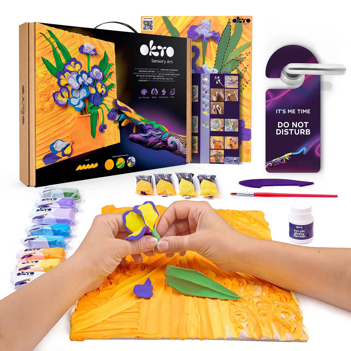 OKTO Sensory Art 3D Painting - Irises