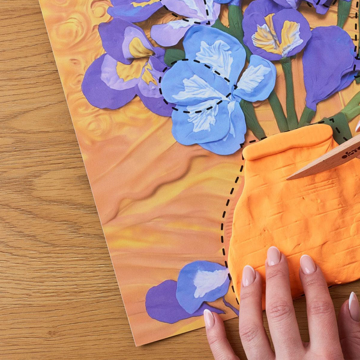 OKTO Sensory Art 3D Painting - Irises