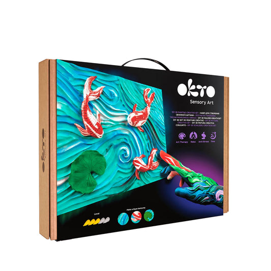 OKTO Sensory Art 3D Painting - Koi Carp