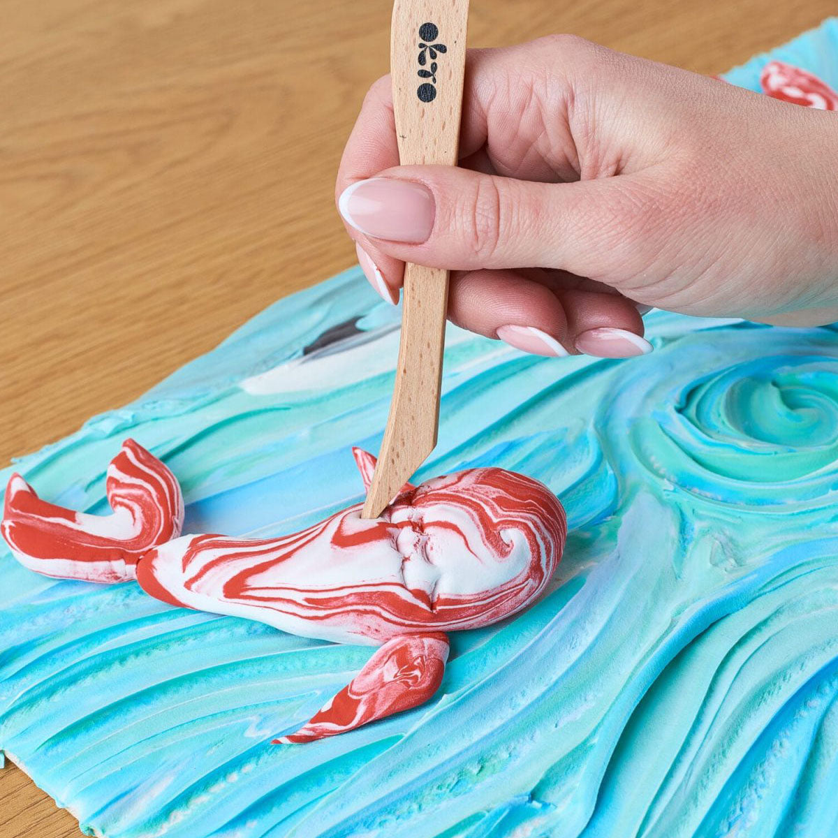 OKTO Sensory Art 3D Painting - Koi Carp