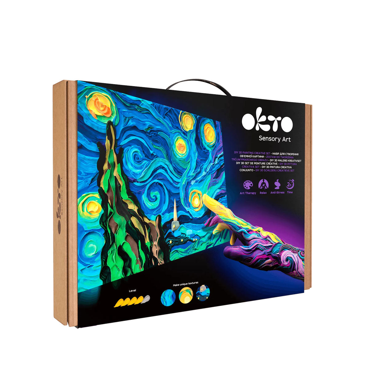 OKTO Sensory Art 3D Painting - Starry Night