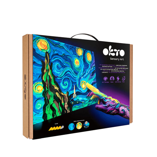 OKTO Sensory Art 3D Painting - Starry Night