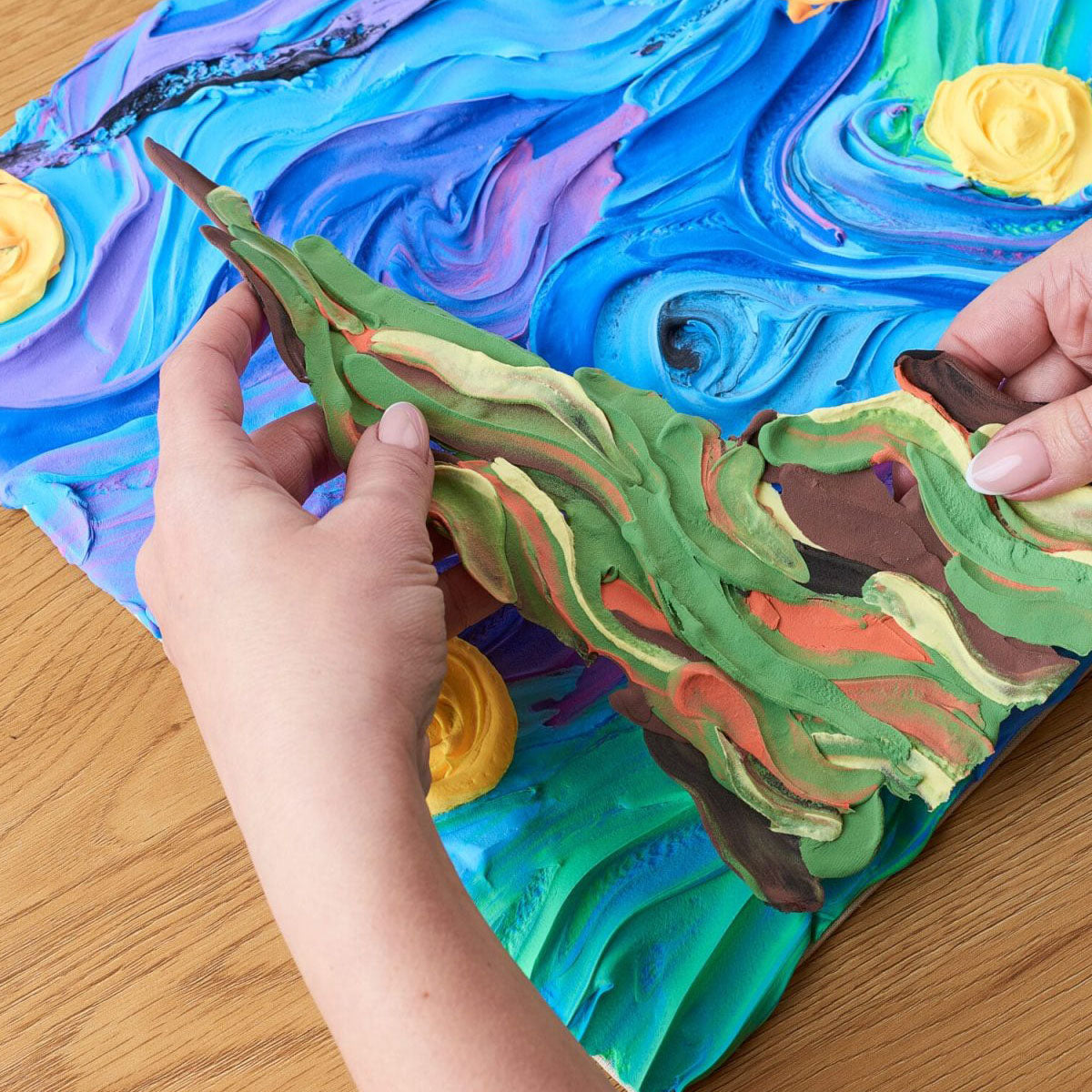 OKTO Sensory Art 3D Painting - Starry Night