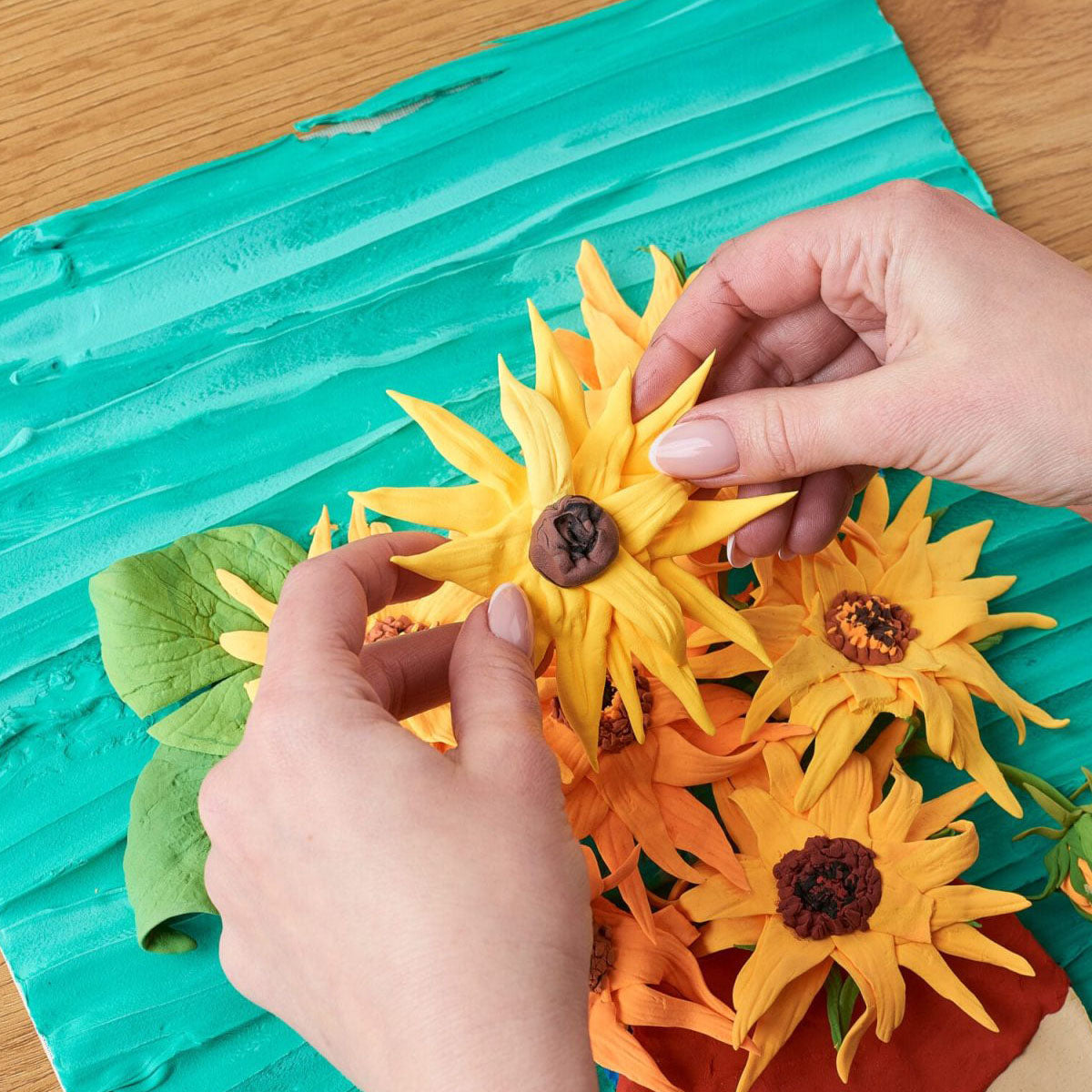 OKTO Sensory Art 3D Painting - Sunflowers