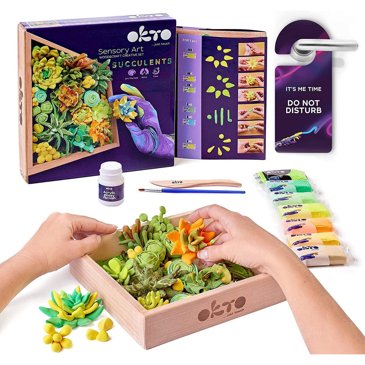 OKTO Sensory Art 3D Succulents - Energy