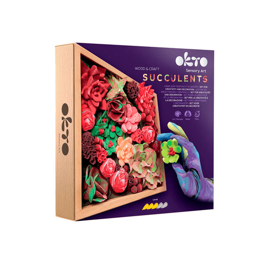 OKTO Sensory Art 3D Succulents - Passion