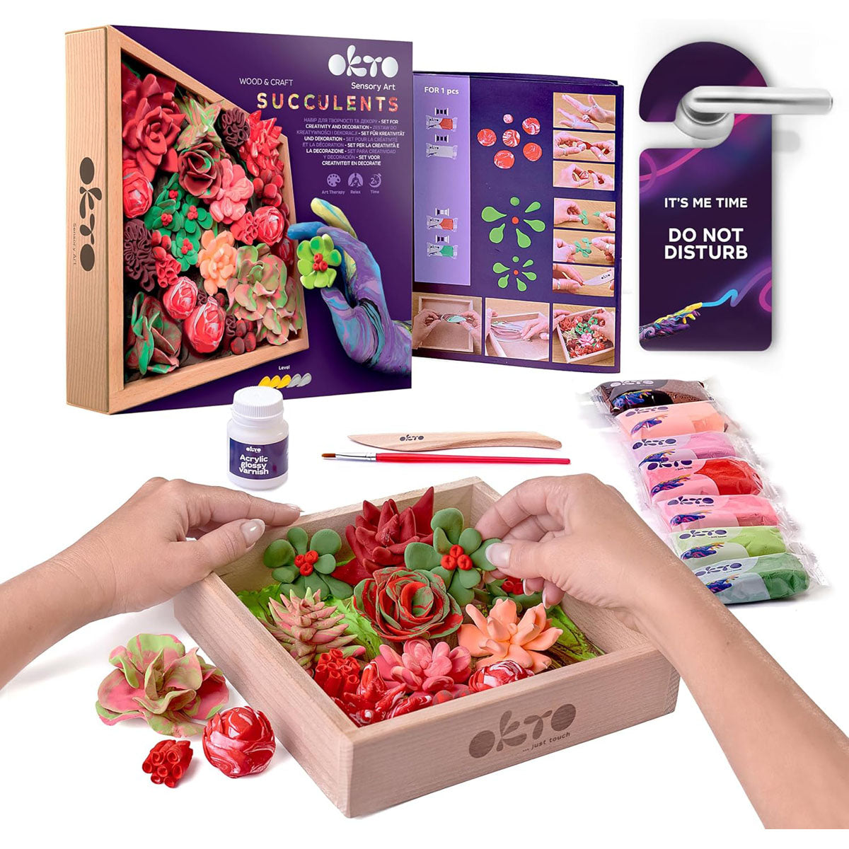 OKTO Sensory Art 3D Succulents - Passion