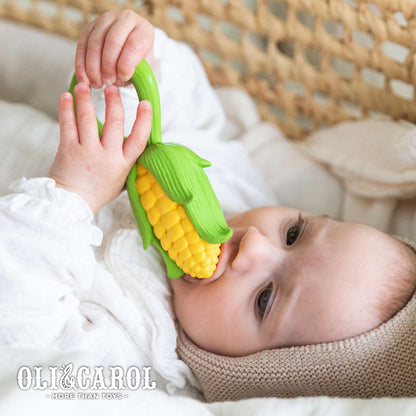 Oli & Carol Corn Rattle Toy