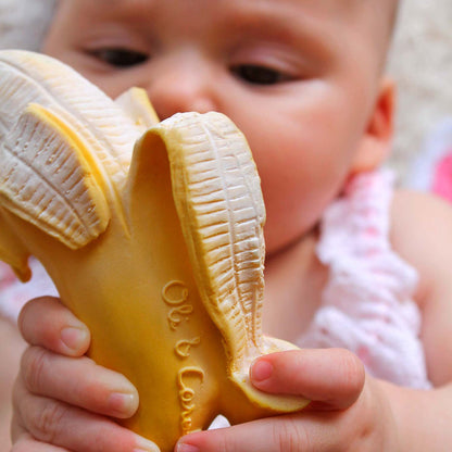 Oli and Carol Ana the Banana Baby Teether