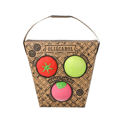 Oli and Carol Veggie Salad Baby Sensory Ball Set