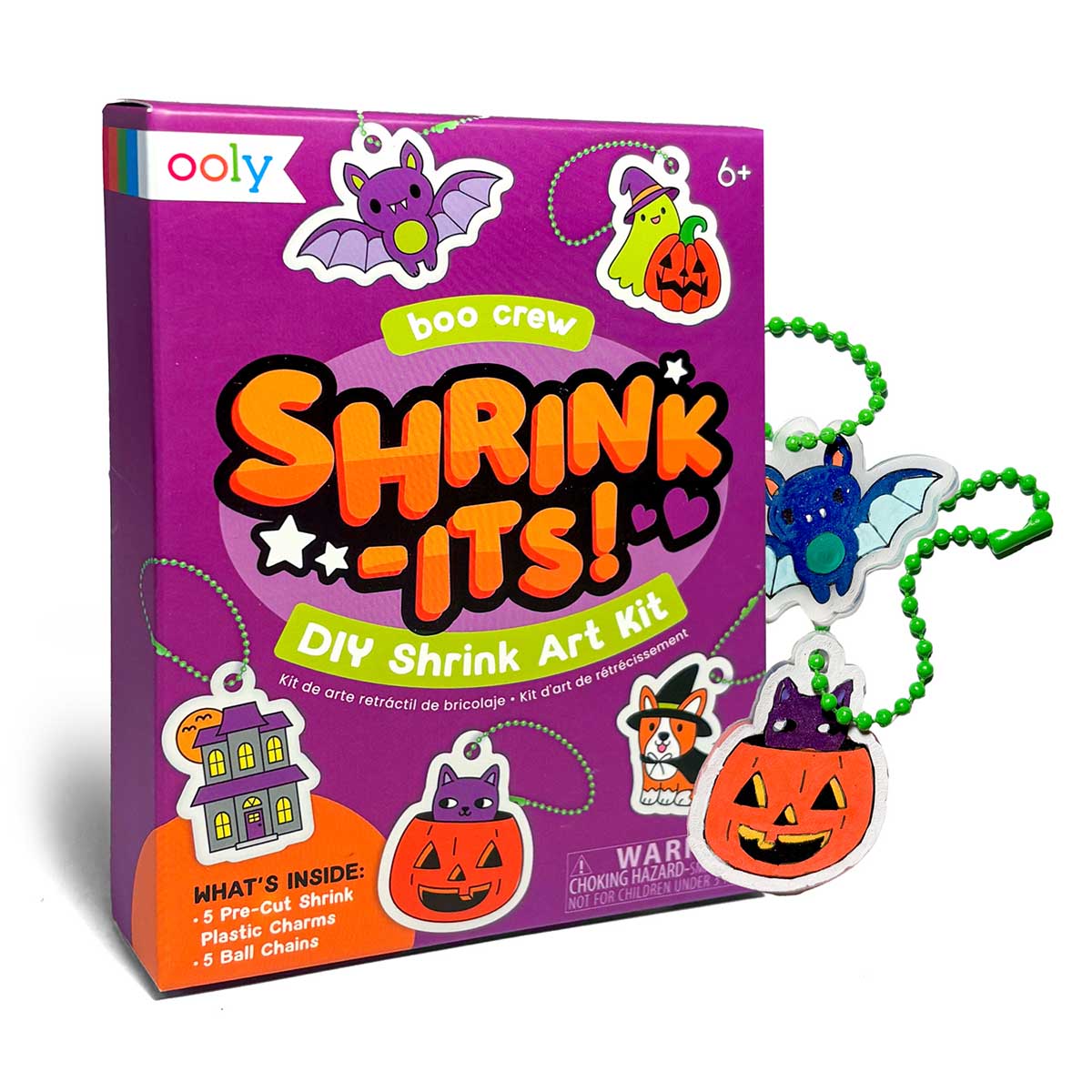 OOLY Boo Crew Shrink-Its DIY Shrink Art Kit