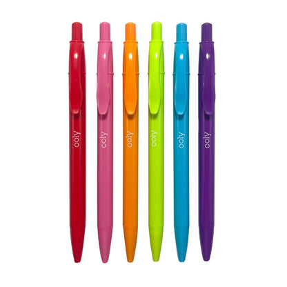 ooly Bright Writers Ballpoint Pens - 6 pk