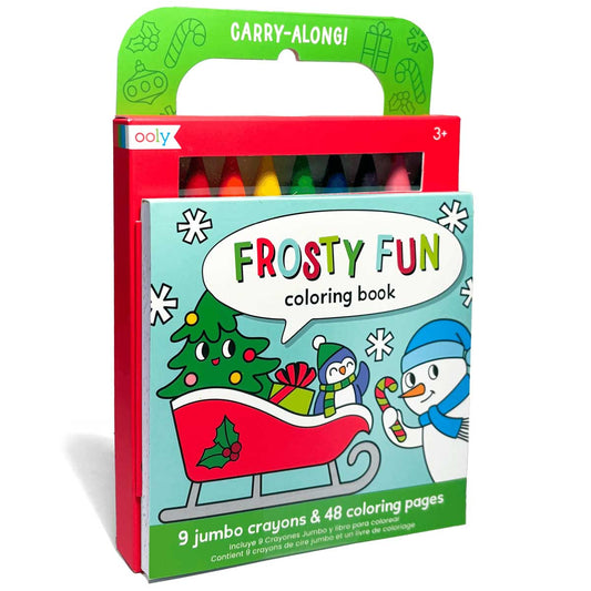 OOLY Frosty Fun Coloring Book Carry-Along!