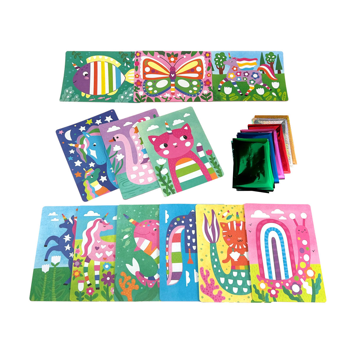 Foil-tastic Foil Art and Coloring - Whimsical World - by Ooly