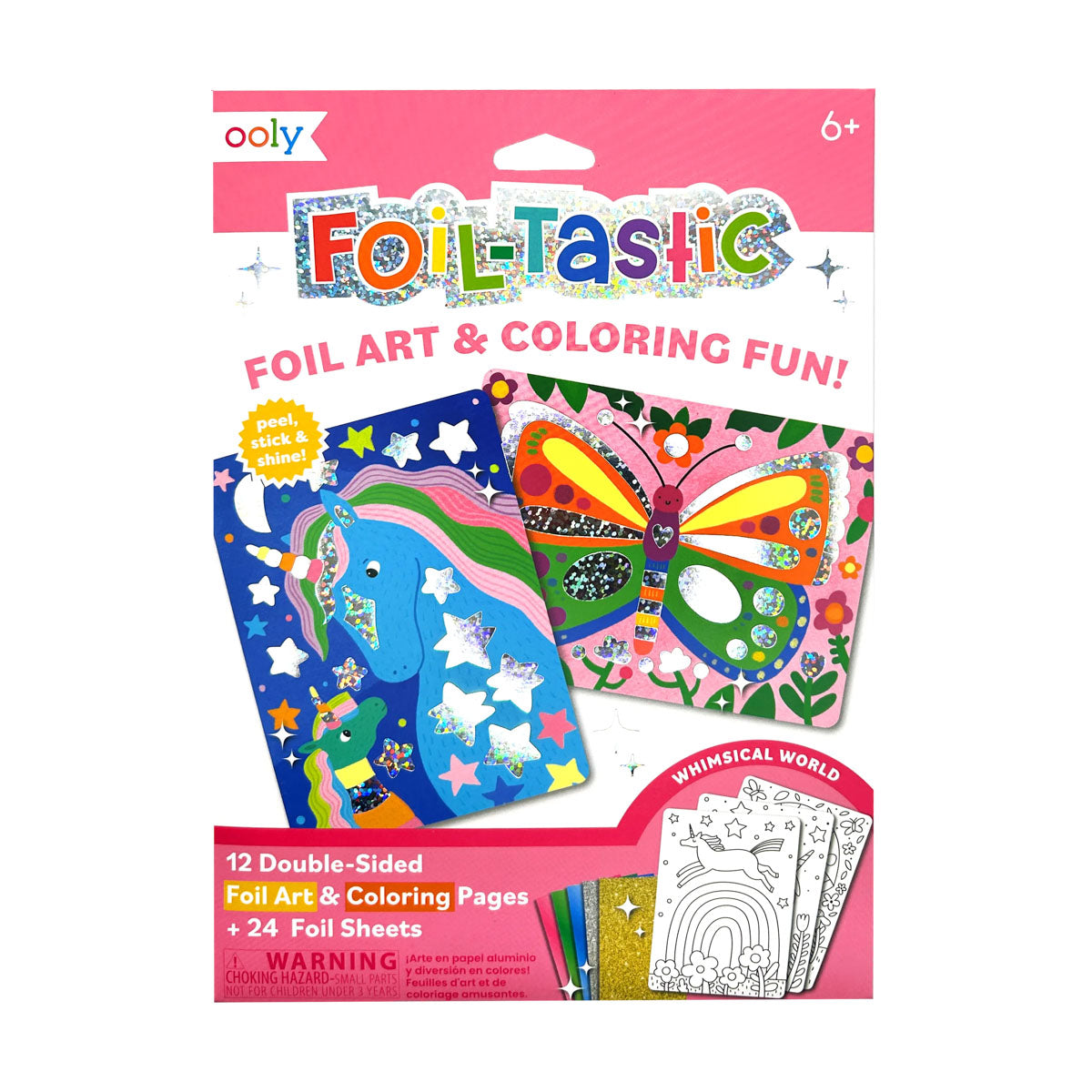 Foil-tastic Foil Art and Coloring - Whimsical World - by Ooly.