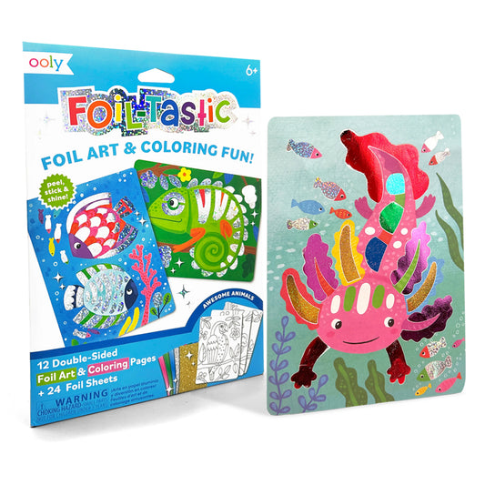 Foil-tastic Foil Art & Coloring Awesome Animals by Ooly