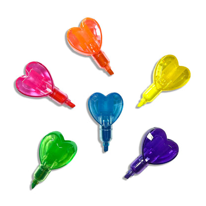 Heart Stacks Stacking Highlighters - 6 Colors