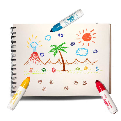 OOLY Jumbo Jots 8 Dual Tip Dinosaur Markers