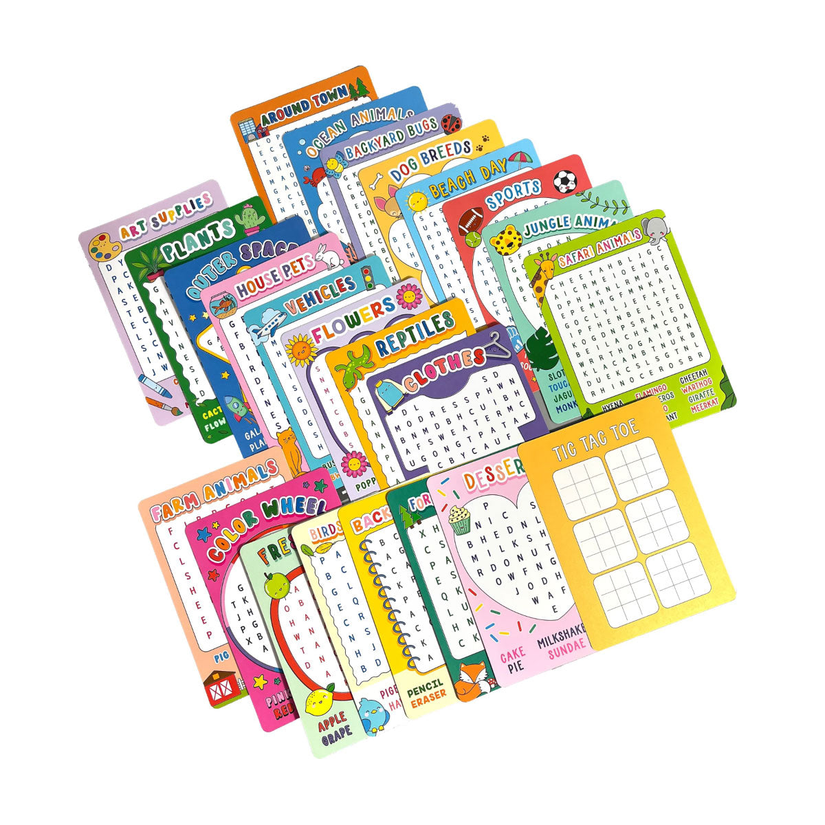 ooly Word Search Paper Games