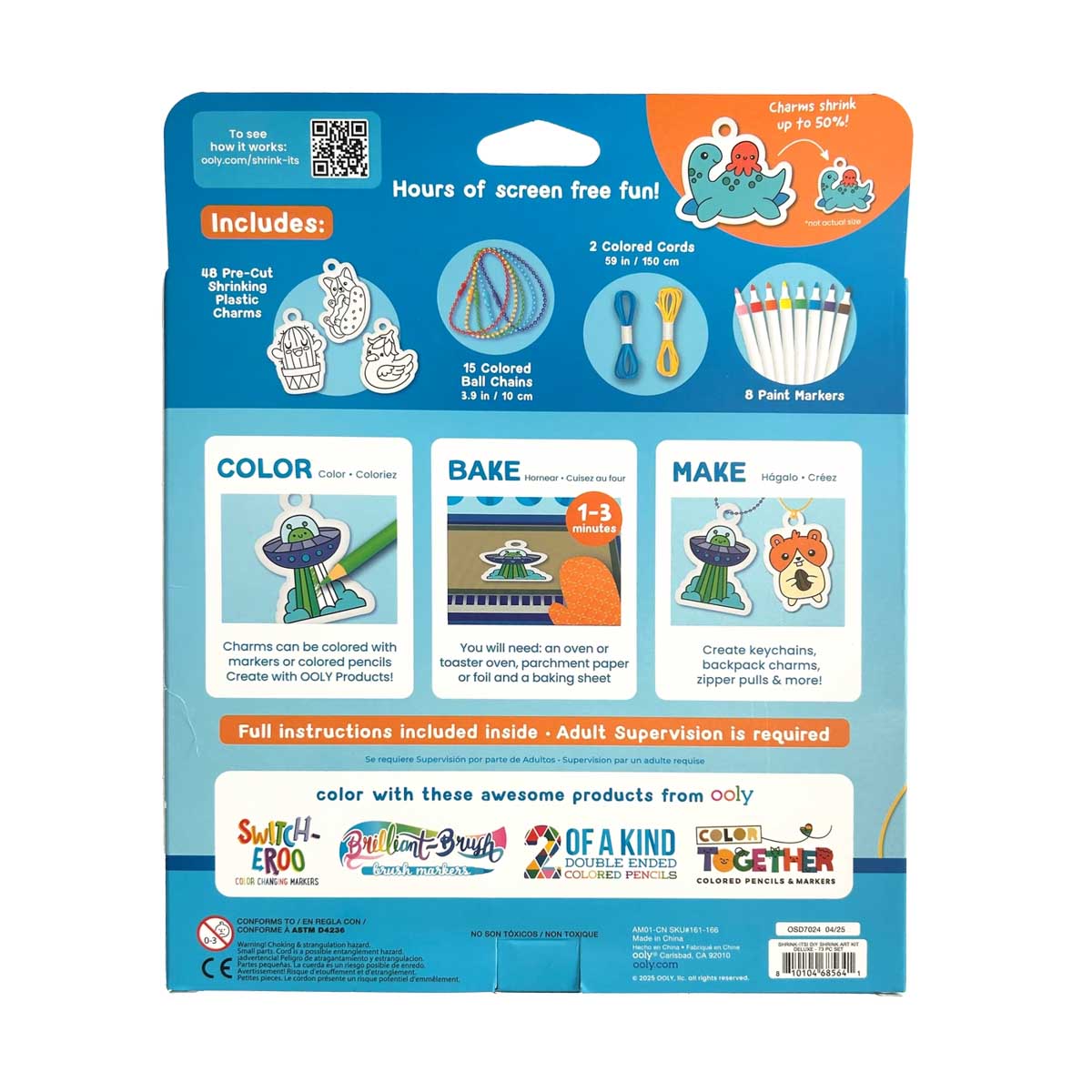 Shrink-Its: D.I.Y. Shrink Art Kit - Deluxe - 73-piece set - from Ooly