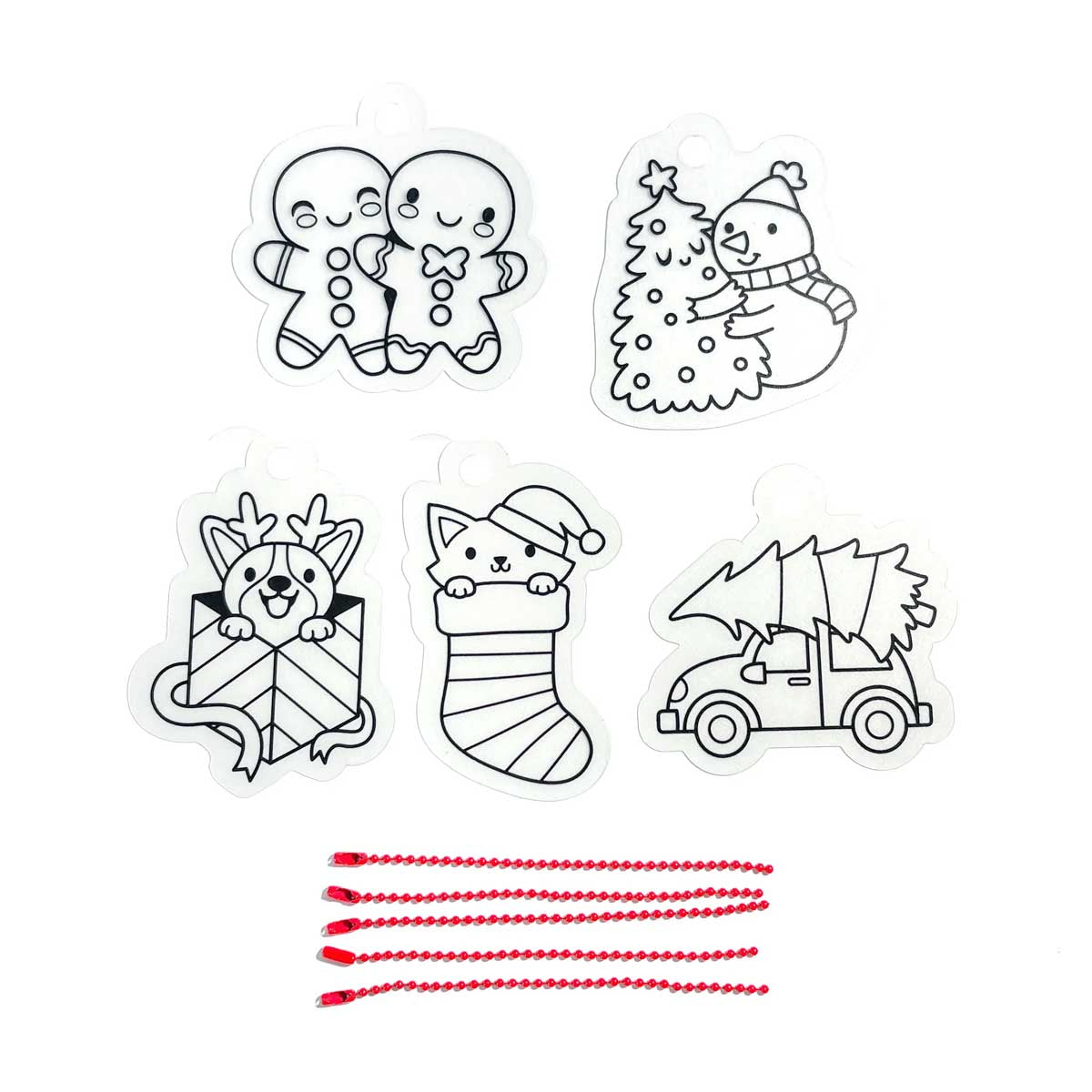OOLY Holly Jolly Shrink-Its DIY Shrink Art Kit