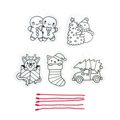 OOLY Holly Jolly Shrink-Its DIY Shrink Art Kit