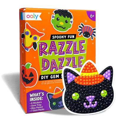 OOLY Spooky Fun Razzle Dazzle DIY Gem Sticker Kit
