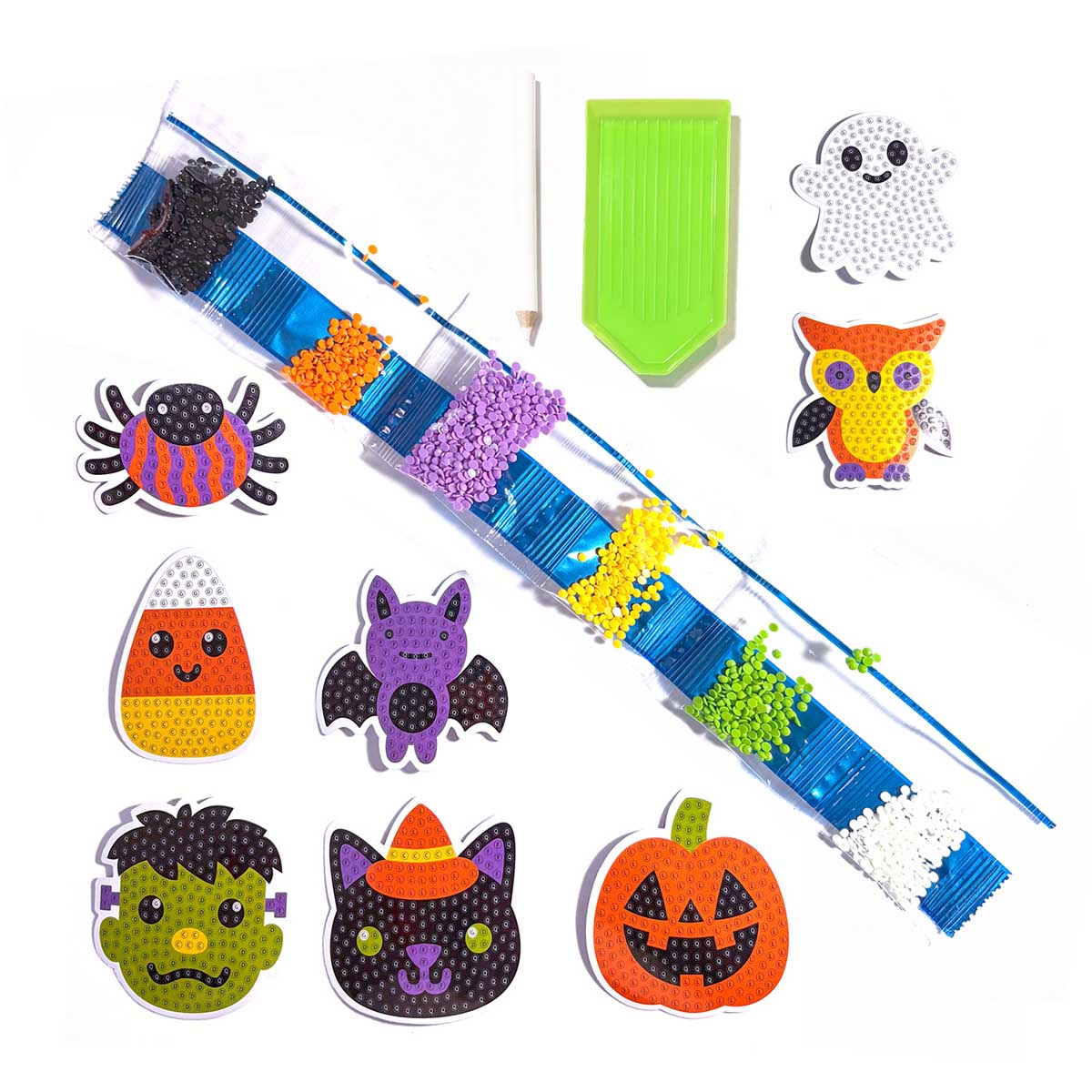 OOLY Spooky Fun Razzle Dazzle DIY Gem Sticker Kit