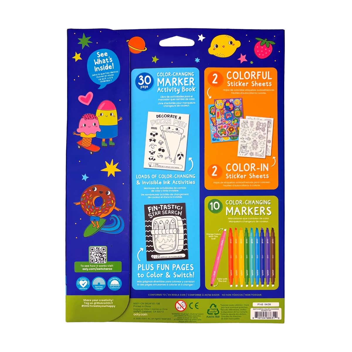 OOLY Switch-Eroo Color-Changing Activity Kit