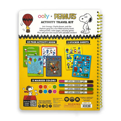 OOLY x Peanuts Activity Travel Kit & Double-Ended Markers