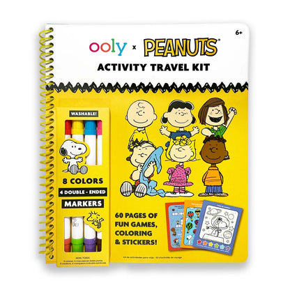 OOLY x Peanuts Activity Travel Kit & Double-Ended Markers