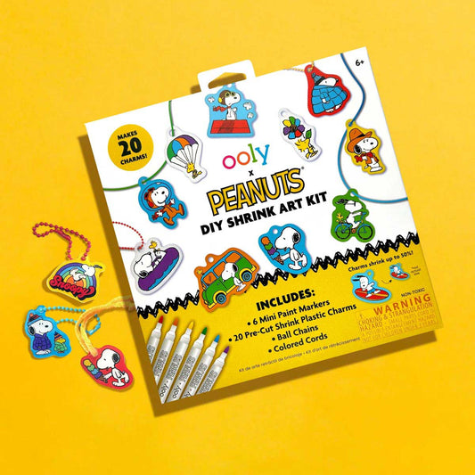 OOLY x Peanuts DIY Shrink Art Kit