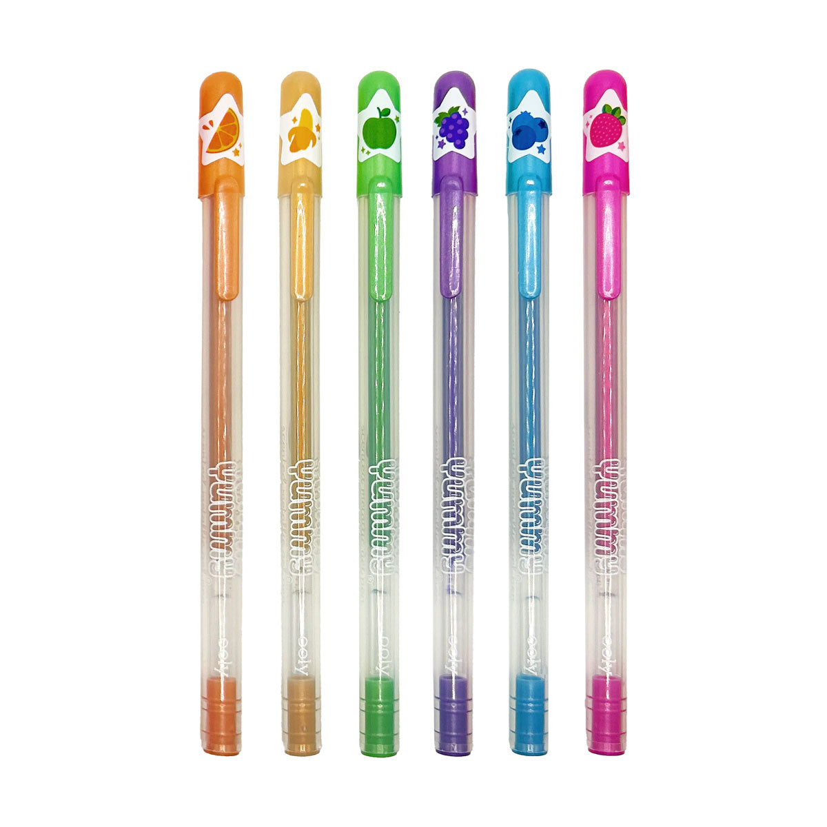 ooly Yummy Yummy Metallic Scented Gel Pens - Set of 6