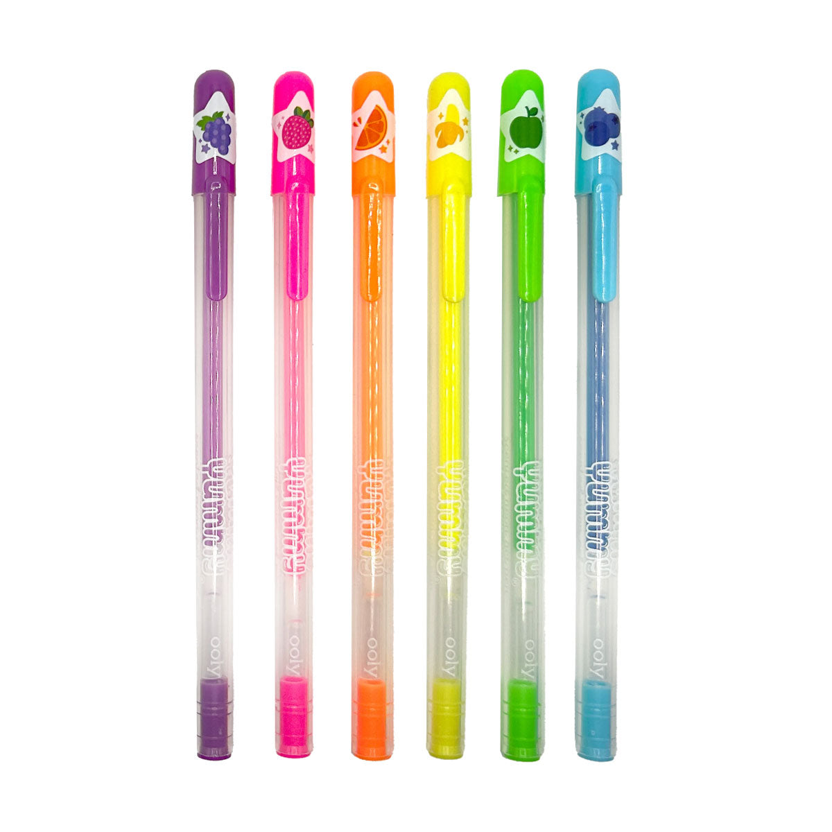 ooly Yummy Yummy Neon Scented Gel Pens - Set of 6