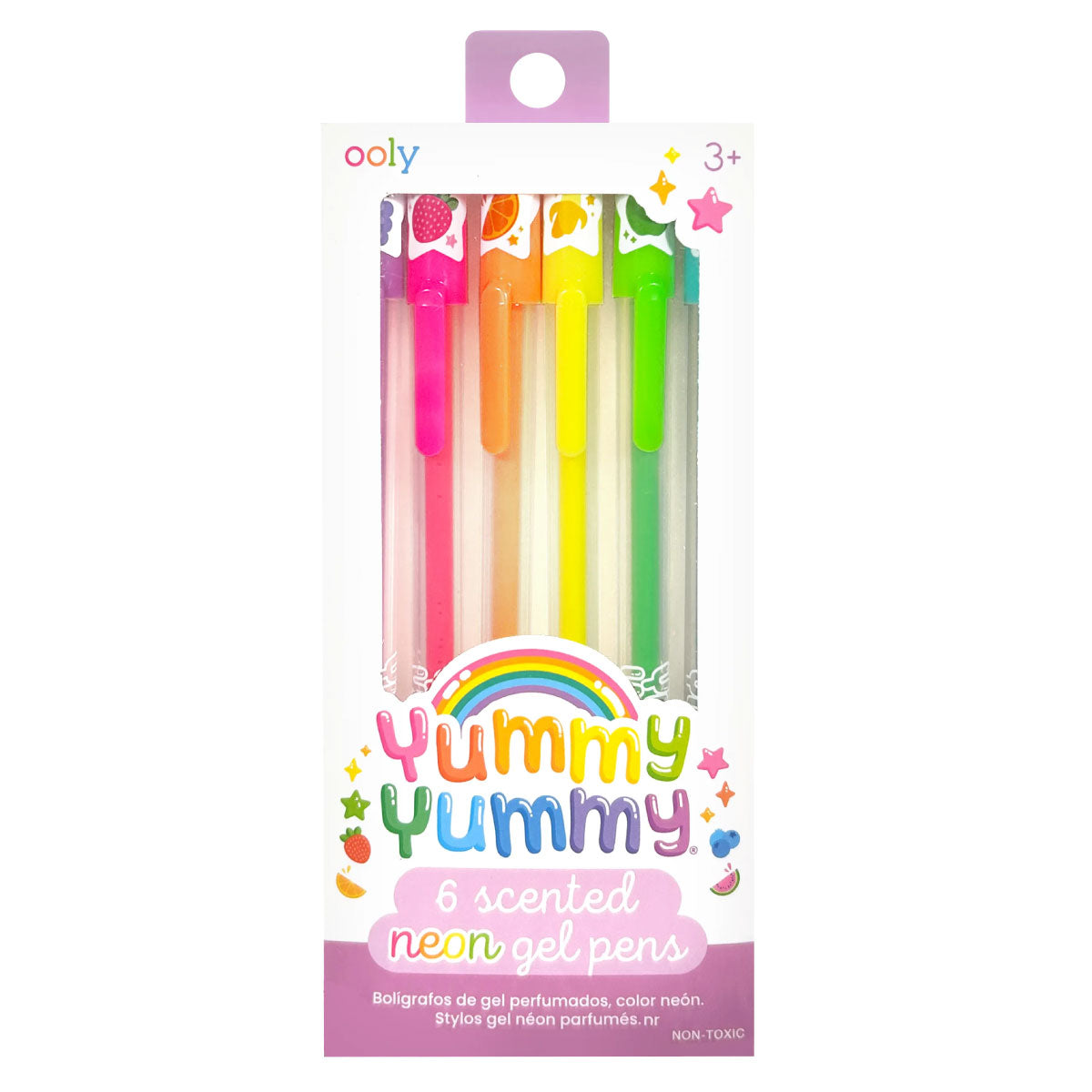 ooly Yummy Yummy Neon Scented Gel Pens - Set of 6