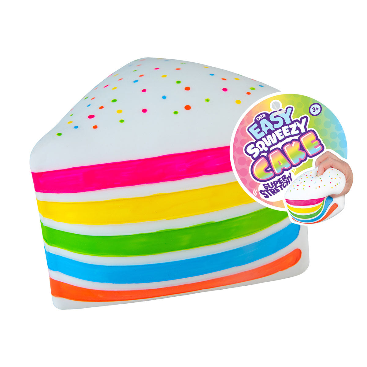 Orb Toys Easy Sqweezy Cake Squishy Fidget