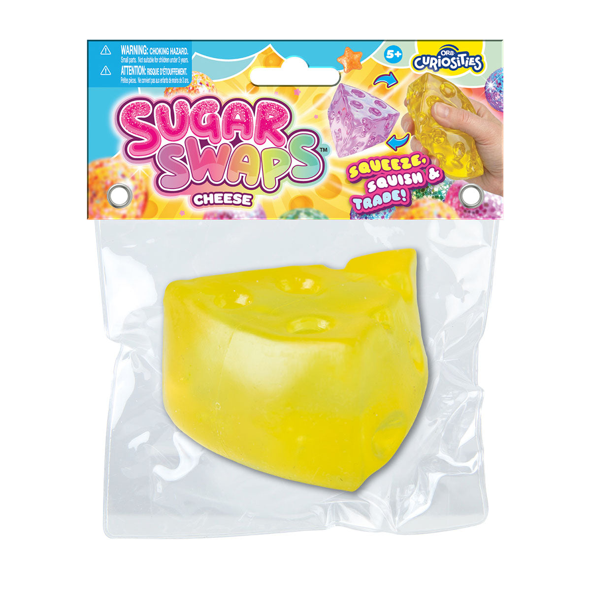 Orb Toys Sugar Swaps Cheese Wedge Squishy Fidget