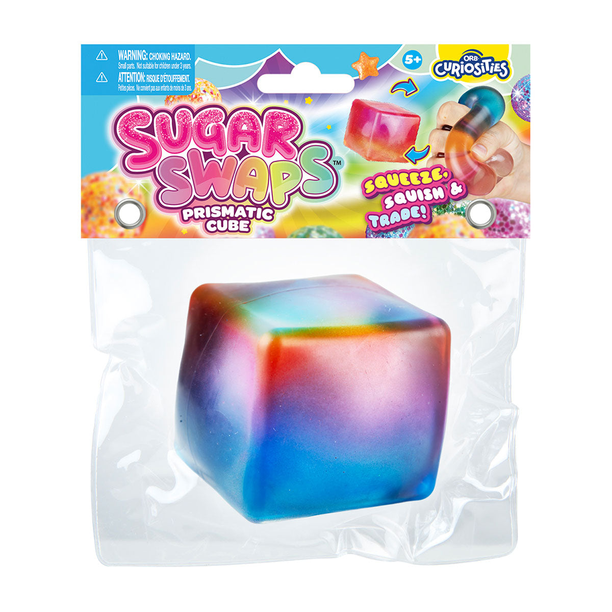 Orb Toys Sugar Swaps Prismatic Cube Squishy Fidget
