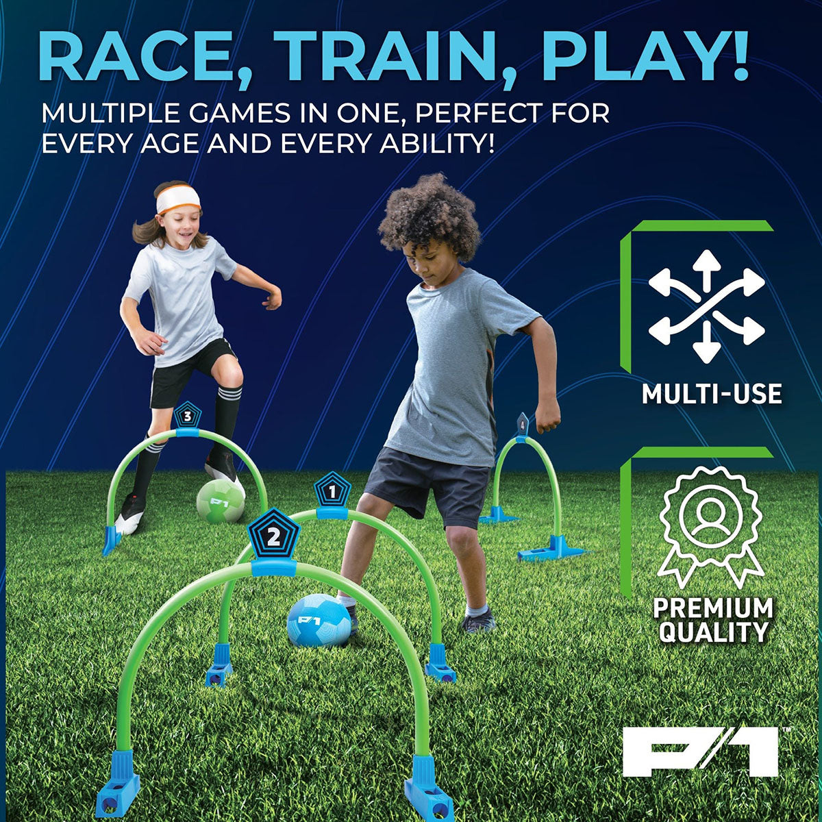 P1 Kick Croquet Strike Soccer Game