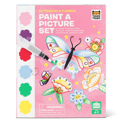 Paint a Picture - Butterflies & Flowers - Tiger Tribe